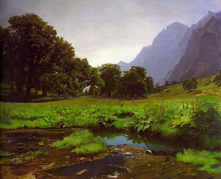 Koller, Rudolf The Richisau Germany oil painting art
